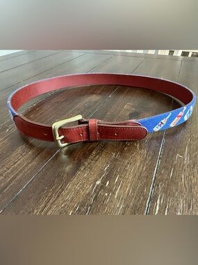 Tucker Blair needlepoint belt